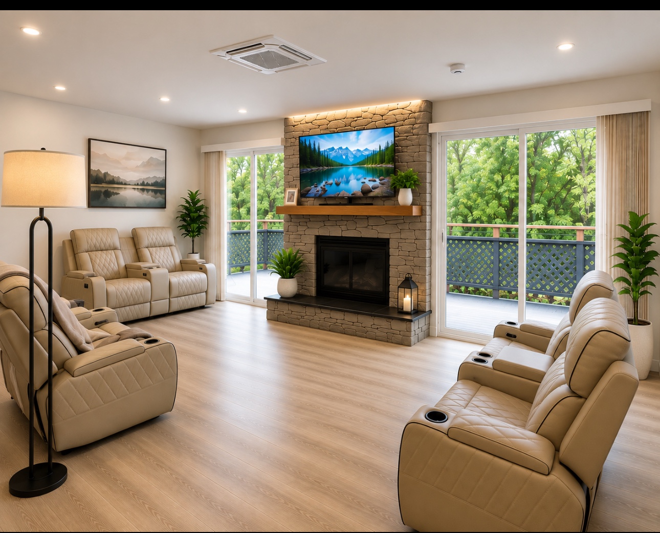 Second living room view
